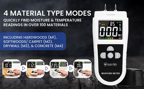 custom sam pro moisture meter|moisture meter readings home inspection.